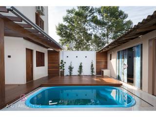 PISCINA JS701, A+G Arquitetas A+G Arquitetas Kolam Renang Modern