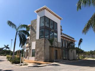 Residencial Laguna Puerto Cancun, Proyecto de construcción , Loft212architecture & Construction Loft212architecture & Construction Rustic style houses Stone