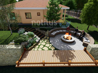 RB Mountain House, Notılus Landscape Desıgn Ltd. Notılus Landscape Desıgn Ltd. Voortuin