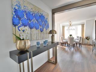 Dachwohnung Zürich, Select Living Interiors Select Living Interiors Corridor, hallway & stairs Accessories & decoration Blue
