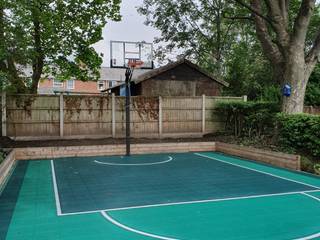 Garden Half Court basketball court Sport Court , Game Courts UK Game Courts UK Передний двор Плитка