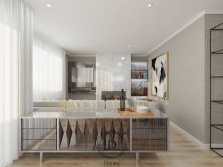 Apartamento Pinhais da Foz , Donna - Exclusividade e Design Donna - Exclusividade e Design ห้องนั่งเล่น