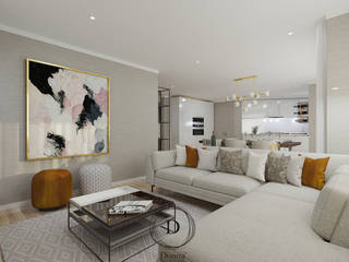 Apartamento Pinhais da Foz , Donna - Exclusividade e Design Donna - Exclusividade e Design Modern living room