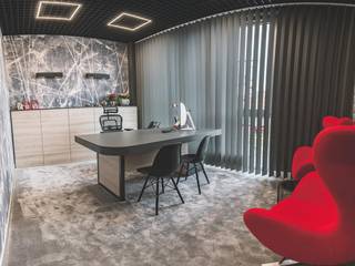 unser neues Büro, RATYNSKI DESIGN & BUILD RATYNSKI DESIGN & BUILD Spazi commerciali Legno Effetto legno