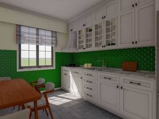 Mutfak Tasarımı, Yeşil Aks Mimarlık Yeşil Aks Mimarlık Cocinas de estilo rural
