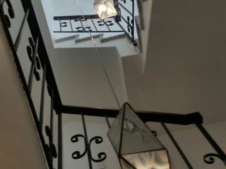 Lámparas vestíbulo de escaleras, MKVidrio MKVidrio Escaleras Vidrio Transparente