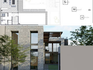 PROYECTO; SAN MIGUEL DE ALLENDE, GUANAJUATO., Scale Arquitectos Scale Arquitectos 現代房屋設計點子、靈感 & 圖片