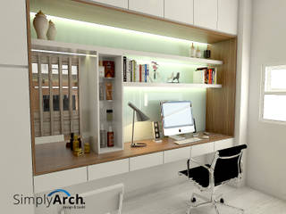 Master Bedroom's Make Up + Working Table Simply Arch. Minimalist bedroom