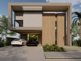 Casa M|R, Arquitetura Belezini + Dalmazo Arquitetura Belezini + Dalmazo บ้านระเบียง
