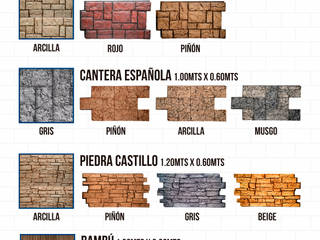 Nuestro Catalogo de Productos, EL CÉSAR DISEÑO EN ACABADOS Y DECORACIÓN EL CÉSAR DISEÑO EN ACABADOS Y DECORACIÓN Modern walls & floors Stone