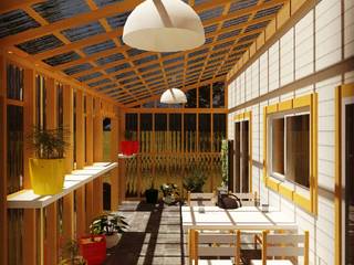 CASA INVERNADERO , JCR-Arquitectura JCR-Arquitectura 被動式房屋 木頭 Wood effect