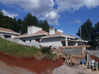 Projeto Residência 3 níveis , LK Engenharia e Arquitetura LK Engenharia e Arquitetura Casas unifamiliares