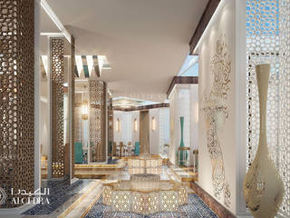 Luxury Arabic restaurant interior design, Algedra Interior Design Algedra Interior Design Espaços comerciais