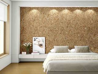 Biosughero, la scelta naturale., Biosughero Biosughero Mediterranean style bedroom Cork Beige