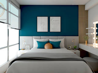 Proyecto Dormitorio Principal , NF Diseño de Interiores NF Diseño de Interiores Quartos modernos