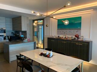 Private Residence | Azura | Mid-Levels, Hong Kong, KMok Consulting Limited KMok Consulting Limited Modern Dining Room