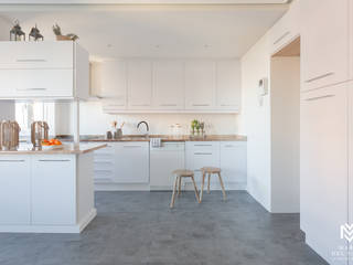 Home Staging en Chamartín para un pronto alquiler, María Del Valle Interiorismo María Del Valle Interiorismo Cocinas integrales Madera Acabado en madera