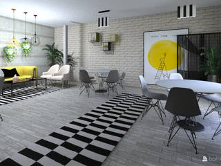 Rendering, Famewalk Interiors Famewalk Interiors Estudios y despachos de estilo tropical