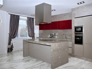 Квартира в стиле Американская классика, Беллиссимо, дизайн-студия Слободчиковой Ольги Беллиссимо, дизайн-студия Слободчиковой Ольги Modern style kitchen