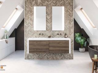 Badkamers, Teunissen & Becking Teunissen & Becking Modern bathroom