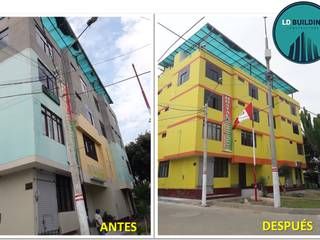Pintura de fachadas interior y exterior de Hotel, LD Building EIRL LD Building EIRL منازل