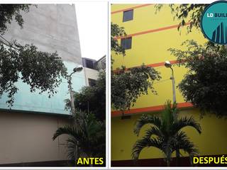 Pintura de fachadas interior y exterior de Hotel, LD Building EIRL LD Building EIRL منازل