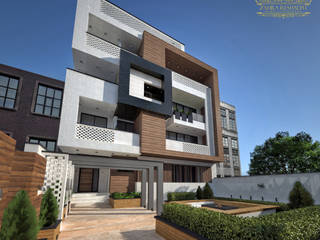 Modern facade design, Zahra Reshadat Zahra Reshadat Modern Houses