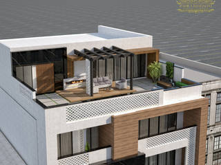 Modern facade design, Zahra Reshadat Zahra Reshadat Roof terrace