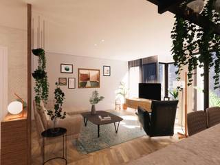 Reforma Filet de Fora, Nogar Solutions Nogar Solutions Mediterranean style living room