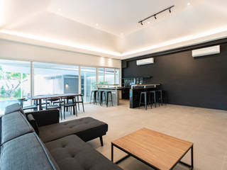 DS Pavillion, SGMN Architects SGMN Architects Modern living room Concrete