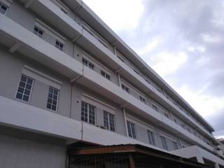 Lightweight Window Coping Project Selangor Malaysia , WoodMalaysia WoodMalaysia Industrial style windows & doors Concrete