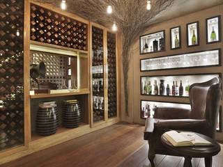 Adega Casa Cor 2016 - Ambiente Premiado, D arquitetura D arquitetura Modern wine cellar