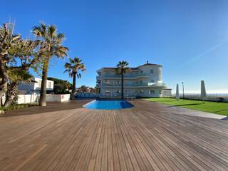 Exterpark Tech Cube Ipe Hotel Playafels Castelldefels – Spagna, Exterpark Exterpark Commercial spaces Engineered Wood