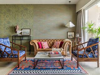 Parel Residence, Mumbai , Inscape Designers Inscape Designers Eclectic style living room