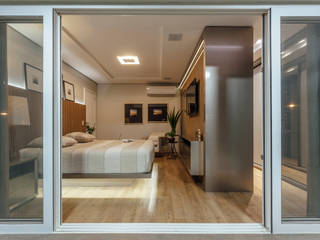 Dormitório Casal , Carolina Burin & Arquitetos Associados Carolina Burin & Arquitetos Associados Modern style bedroom