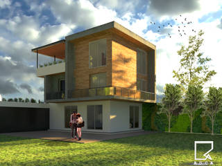 Casa_Santiago, ADCA CONSTRUCCIÓNES ADCA CONSTRUCCIÓNES Kleine huizen