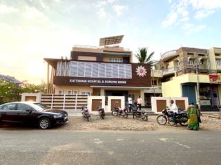 Bungalow for Dr. Shashidhar Kattimani at Ghatprabha, Karnataka, A B Design Studio A B Design Studio Bungalows