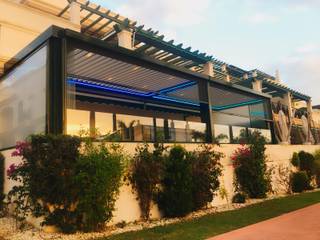 Jardín de invierno, Kauma Kauma Modern balcony, veranda & terrace