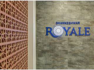 Shankeshwar royal office, Spacemekk Designers p.LTD Spacemekk Designers p.LTD Commercial spaces Stone Grey