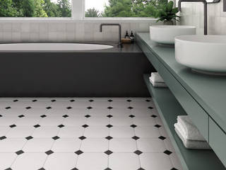 Octagon, Equipe Ceramicas Equipe Ceramicas Classic style bathroom Tiles