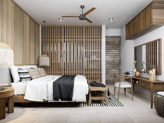 KAAN TULUM, Obed Clemente Arquitecto Obed Clemente Arquitecto Nhà nhỏ Bê tông