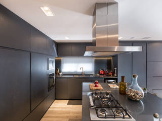 Apartamento GB, Bibiana Menegaz - Arquitetura de Atmosfera Bibiana Menegaz - Arquitetura de Atmosfera Kitchen units