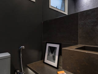 Apartamento GB, Bibiana Menegaz - Arquitetura de Atmosfera Bibiana Menegaz - Arquitetura de Atmosfera Minimal style Bathroom Ceramic