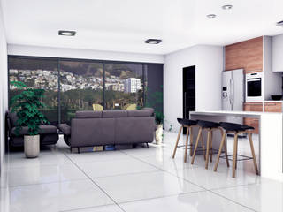 Espectaculares Casas Modernas , Gutierrez Aldana Arquitectos Gutierrez Aldana Arquitectos Living room