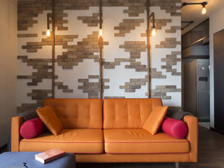 Project 4Room BTO Dawson "Urban Industrial", Chapter 3 Interior Design Chapter 3 Interior Design Industrial style living room
