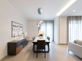 Ristrutturazione appartamento di 140 mq a Ottaviano, Napoli, Facile Ristrutturare Facile Ristrutturare Modern dining room