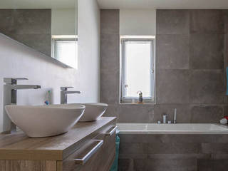 Betonlook badkamer voor een stoere look, Maxaro Maxaro Industrial style bathroom