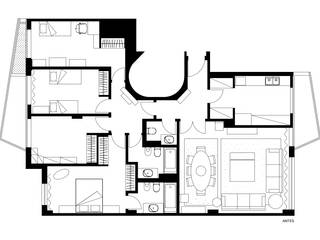 Casa Particular, Projecto 84 Projecto 84 Dormitorios de estilo moderno