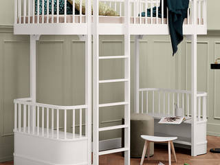 Hochbetten von Oliver Furniture, Emil & Paula Kids Emil & Paula Kids Scandinavian style nursery/kids room Wood Wood effect