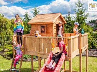 Parco Giochi da esterno in legno per Bambini FUNGOO, ONLYWOOD ONLYWOOD Classic style garden Wood Wood effect